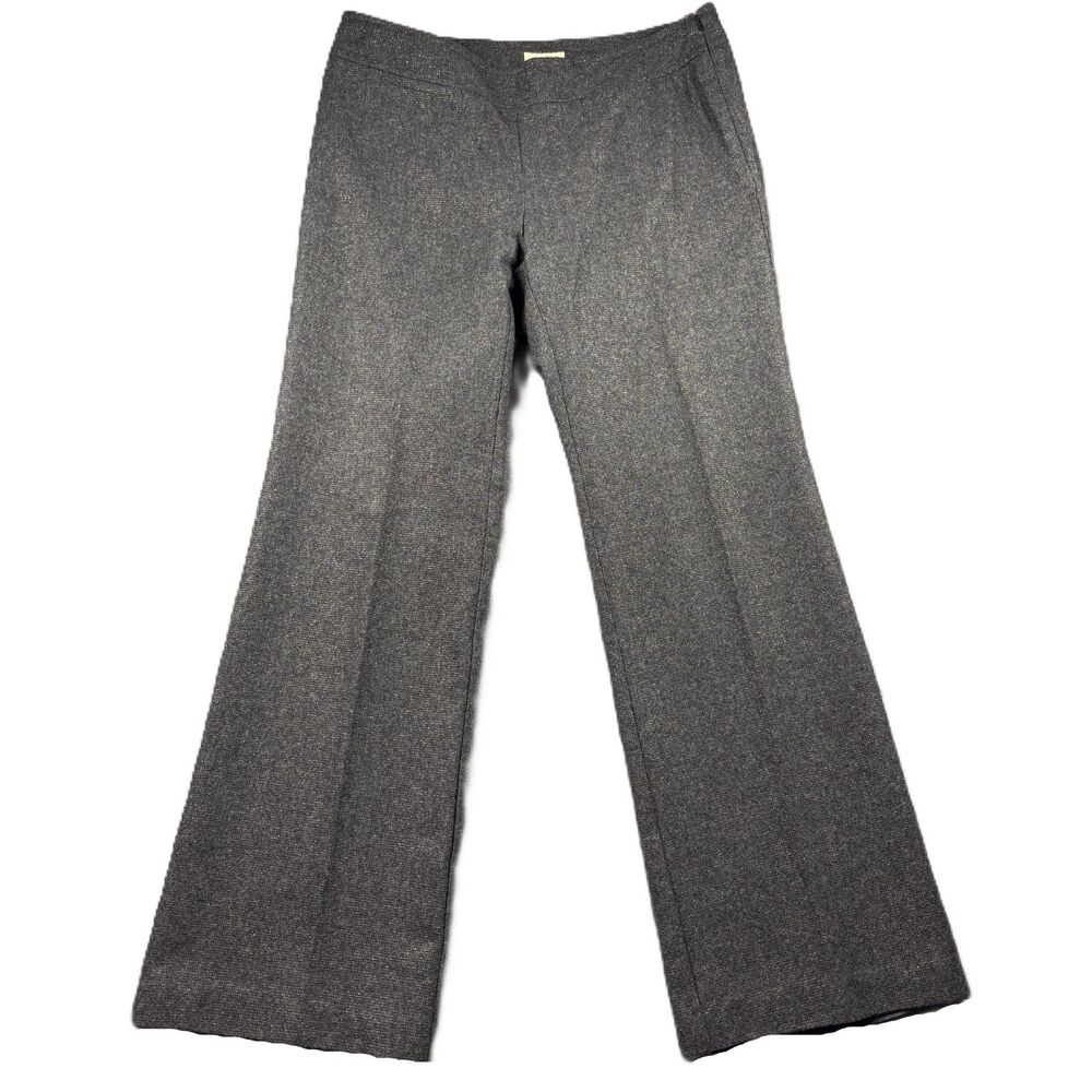 Eddie Bauer Vashon Fit Wool Dress Pants Tweed Lined Career Business Size 10 G331